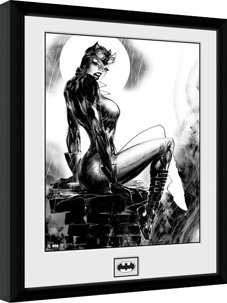 Poster emoldurado DC Comics - Cat Woman