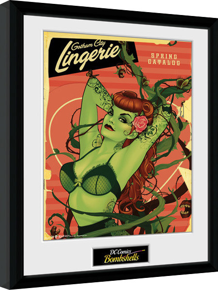 Kehystetty juliste DC Comics - Poison Ivy Bombshells