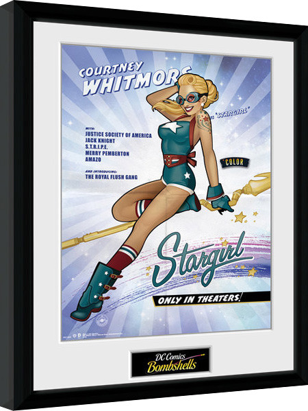 Framed poster DC Comics - Stargirl Bombshells