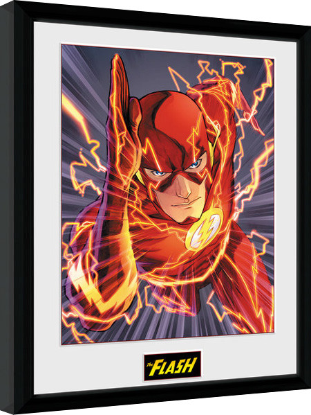 Framed poster DC Comics - The FLash Justice League