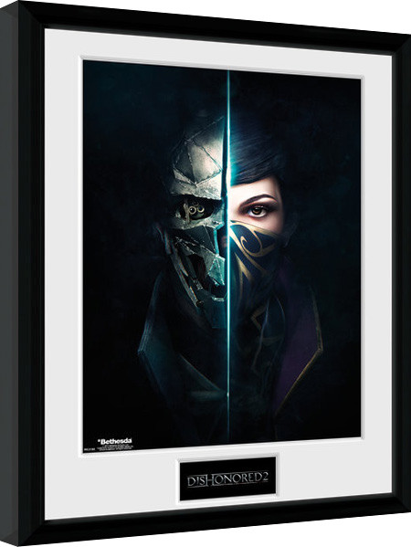 Framed Poster Dishonored 2 - Faces