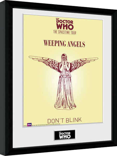 Κορνιζαρισμένη αφίσα Doctor Who - Spacetime Tour Weeping Angels