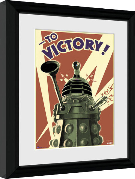 Κορνιζαρισμένη αφίσα Doctor Who - Victory