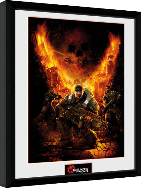 Κορνιζαρισμένη αφίσα Gears of War - Gears 1