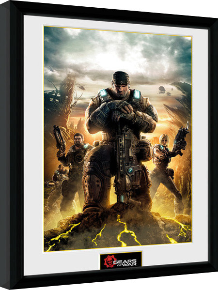Κορνιζαρισμένη αφίσα Gears of War - Gears 3
