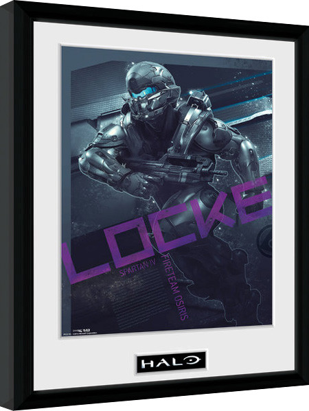 Рамкиран плакат Halo 5 - Locke