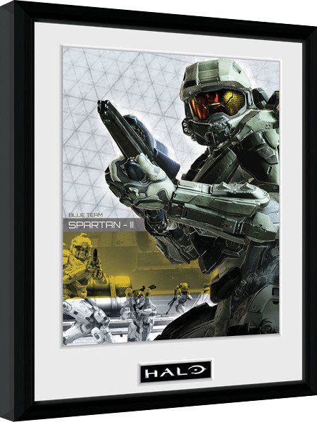 Framed poster Halo 5 - Spartan