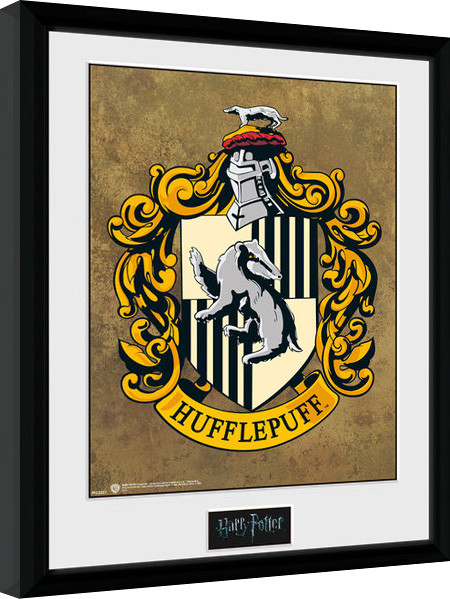 Framed poster Harry Potter - Hufflepuff