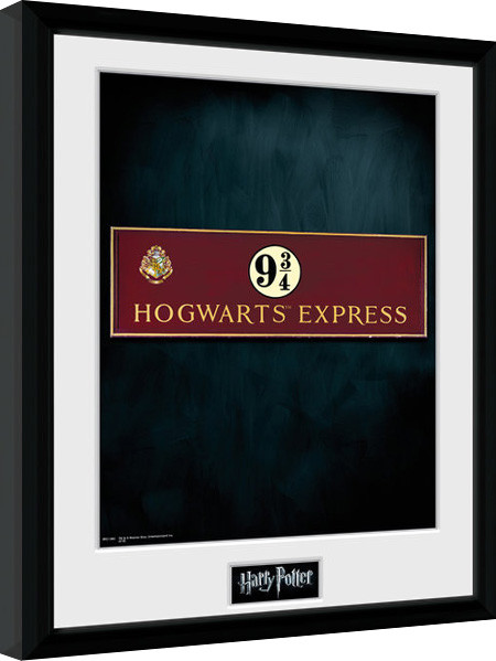 Uokvireni poster Harry Potter - Platform 9 3/4