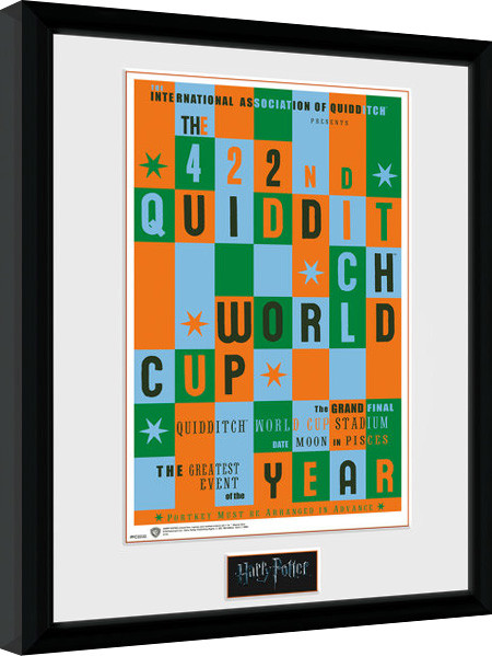 Framed Poster Harry Potter - Quidditch World Cup
