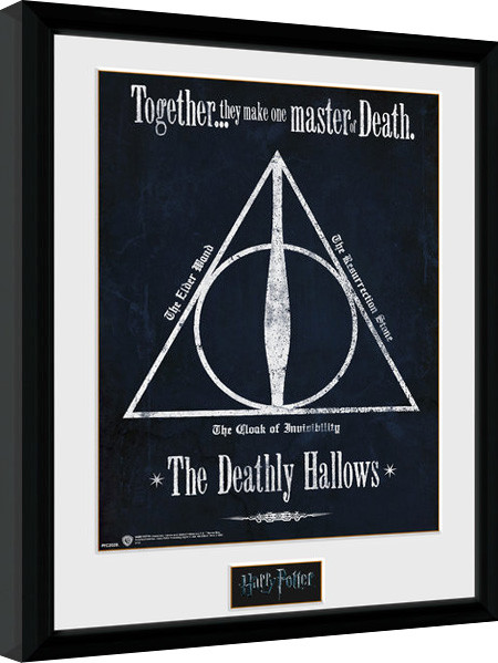 Poster emoldurado Harry Potter - The Deathly Hallows
