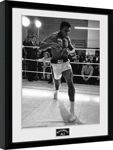 Κορνιζαρισμένη αφίσα Muhammad Ali - Shadow Box