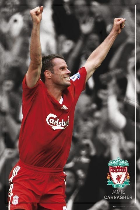 Плакат Liverpool - carragher pin up
