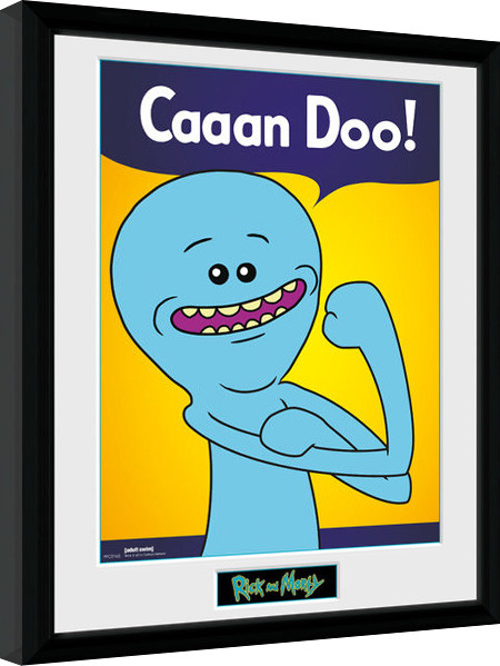 Framed Poster Rick & Morty - Can Do