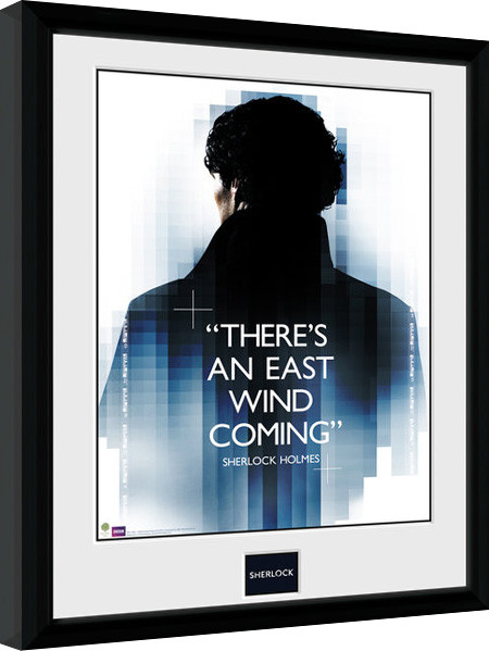 Uokvireni poster Sherlock - East Wind