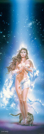 Плакат Luis Royo - woman & cat