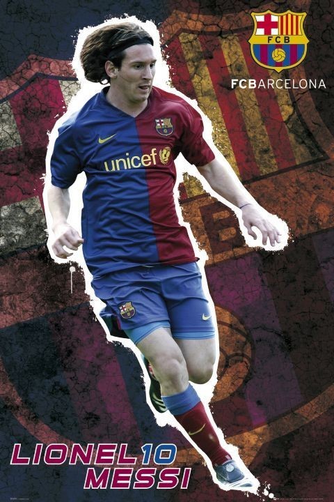 Poster Barcelona - Messi 08/09