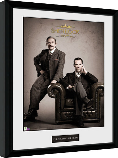 Poster emoldurado Sherlock - Victorian