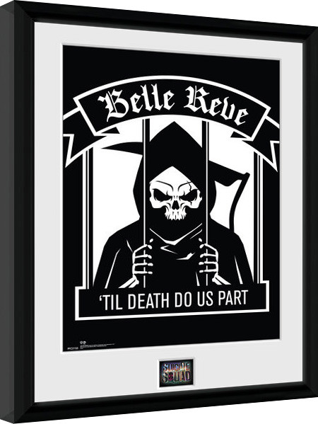 Framed poster Suicide Squad - Belle Reve