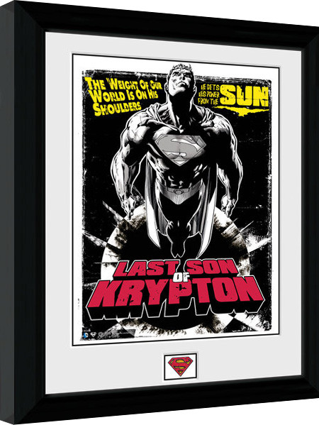 Poster emoldurado Superman - Last Son Of Krypton