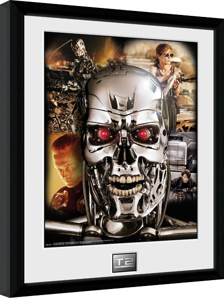 Framed poster Terminator 2 - Collage