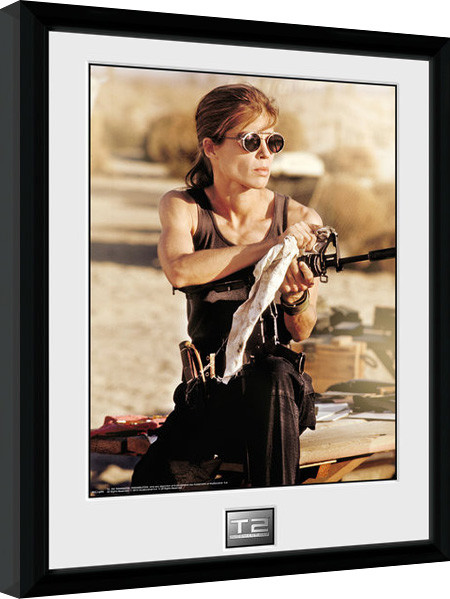 Poster emoldurado Terminator 2 - Sarah Connor