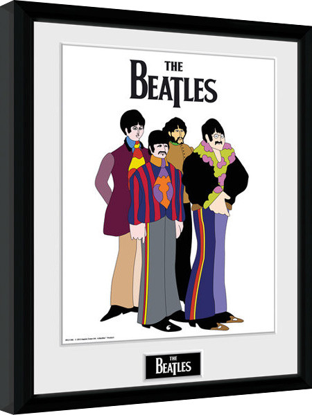 Κορνιζαρισμένη αφίσα The Beatles - Yellow Submarine Group
