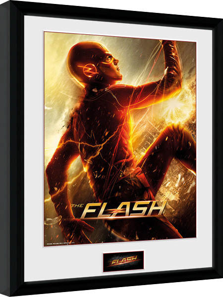 Framed Poster The Flash - Run