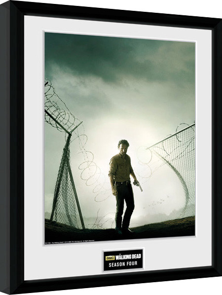 Poster emoldurado The Walking Dead - Season 4