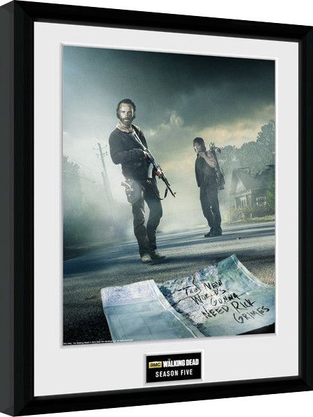 Poster emoldurado The Walking Dead - Season 5