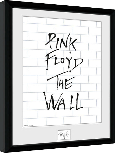 Framed Poster Pink Floid: The Wall - White Wall