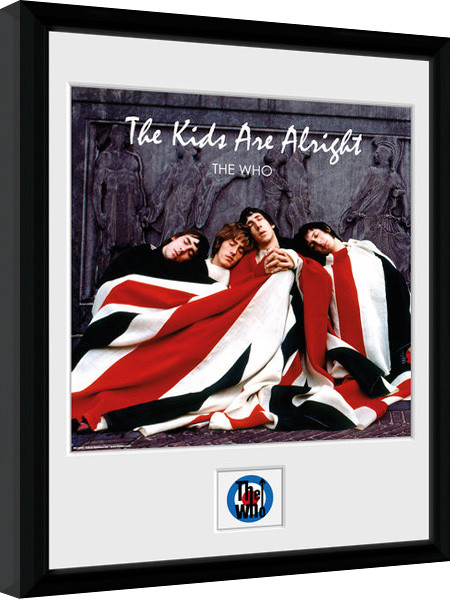 Κορνιζαρισμένη αφίσα The Who - The Kids ae Alright