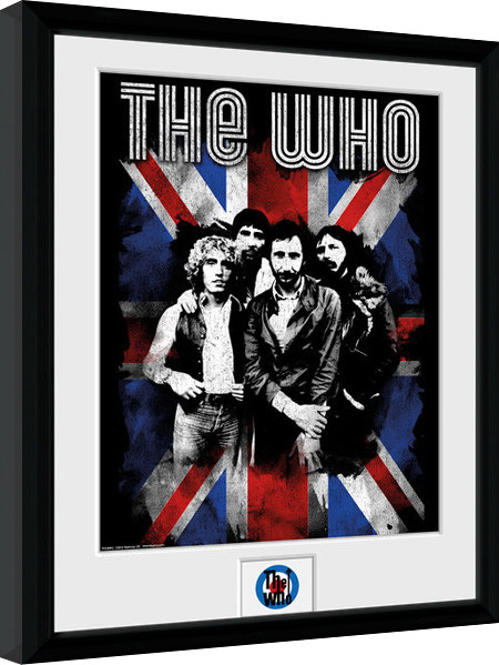 Kehystetty juliste The Who - Union Jack