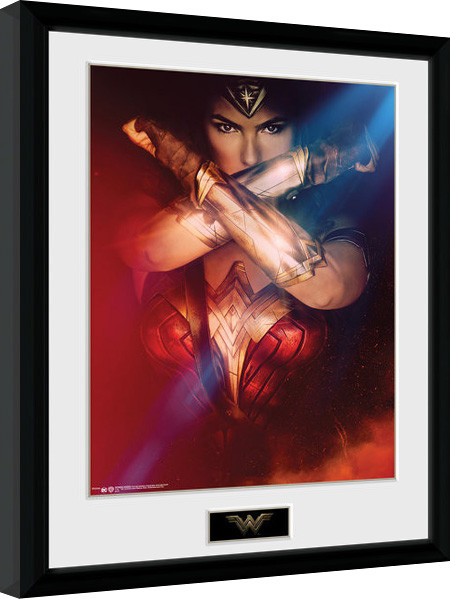 Κορνιζαρισμένη αφίσα Wonder Woman - Cross