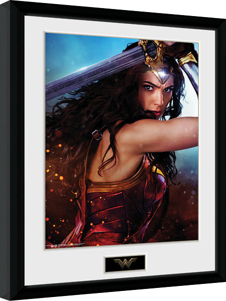 Κορνιζαρισμένη αφίσα Wonder Woman - Defend
