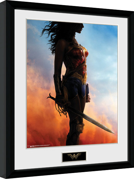 Κορνιζαρισμένη αφίσα Wonder Woman - Stand