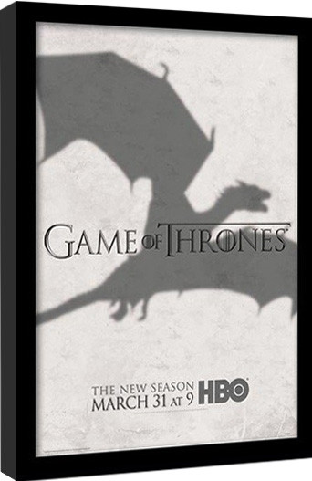 Κορνιζαρισμένη αφίσα GAME OF THRONES 3 - shadow
