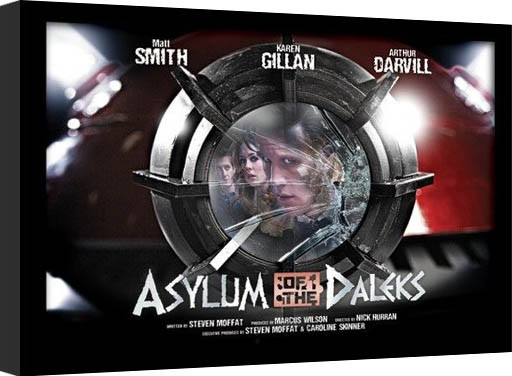 Κορνιζαρισμένη αφίσα DOCTOR WHO - asylum of daleks