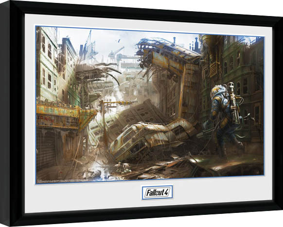 Κορνιζαρισμένη αφίσα Fallout 4 - Vertical Slice