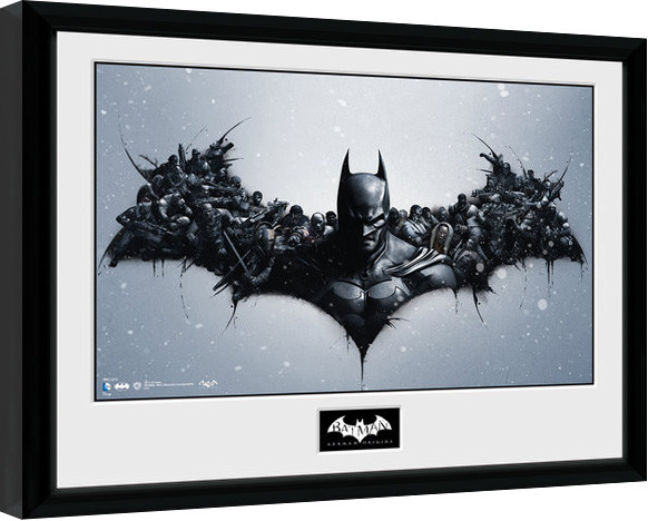 Uokvireni poster Batman Comic - Origins