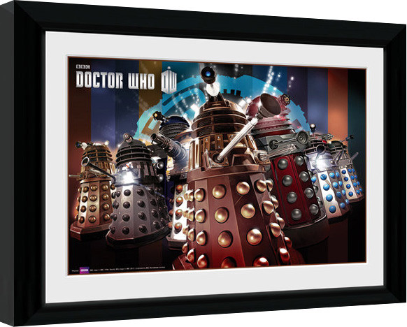 Κορνιζαρισμένη αφίσα Doctor Who - Daleks