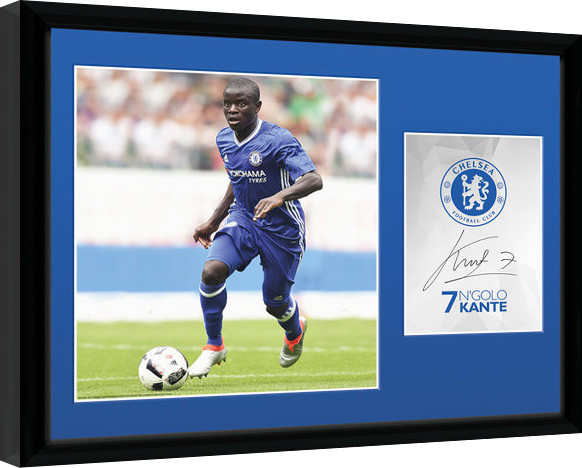 Κορνιζαρισμένη αφίσα Chelsea - Kante 16/17