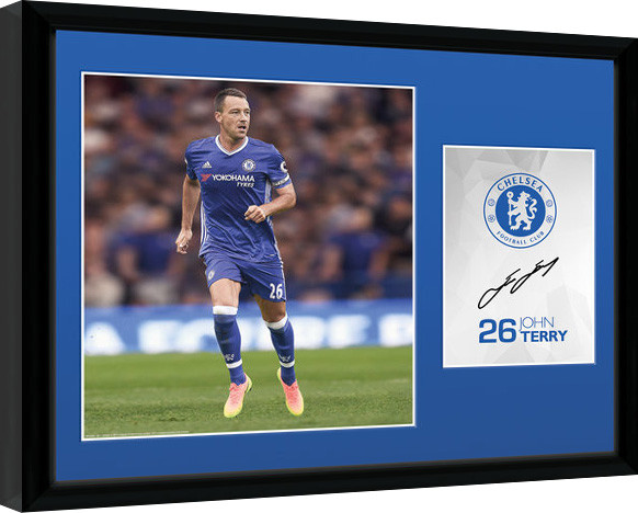 Κορνιζαρισμένη αφίσα Chelsea - Terry 16/17