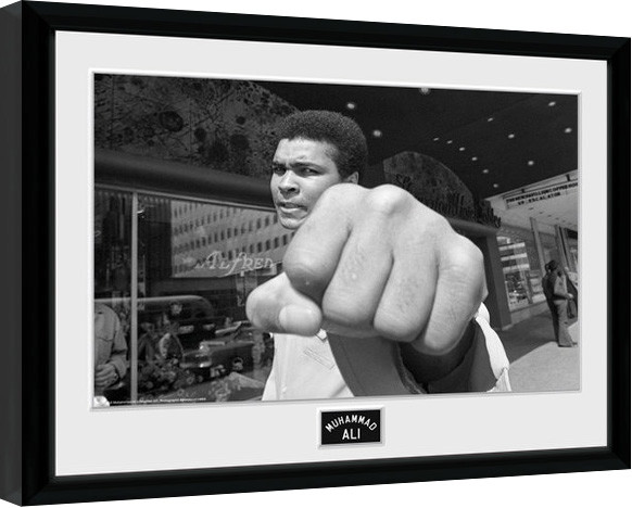 Κορνιζαρισμένη αφίσα Muhammad Ali - Fist