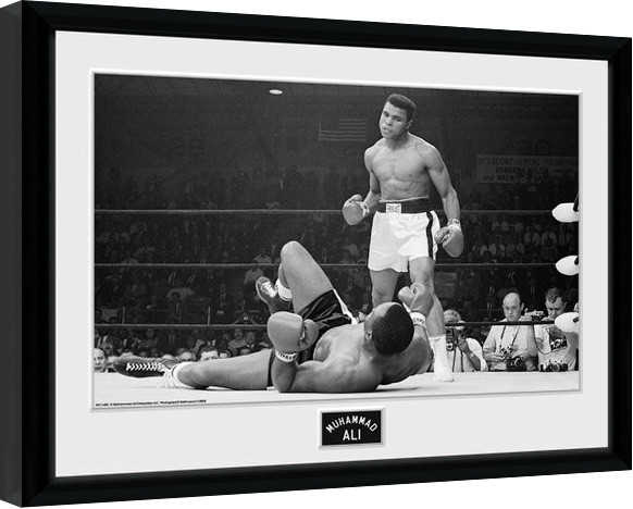 Κορνιζαρισμένη αφίσα Muhammad Ali - Liston 2
