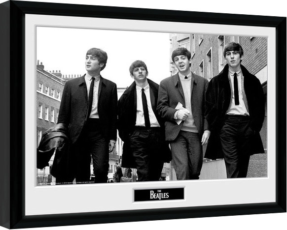Κορνιζαρισμένη αφίσα The Beatles - In London