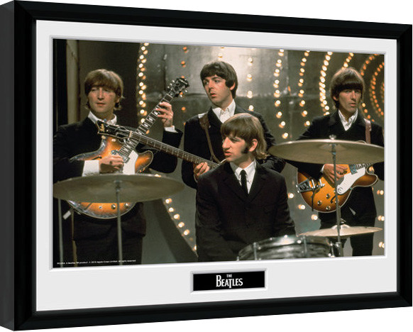 Framed Poster The Beatles - Live