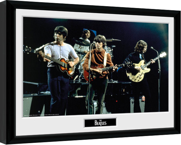 Kehystetty juliste The Beatles - Live