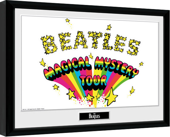 Κορνιζαρισμένη αφίσα The Beatles - Magical Mystery