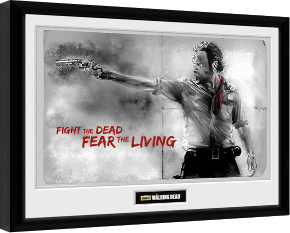 Рамкиран плакат The Walking Dead - Rick